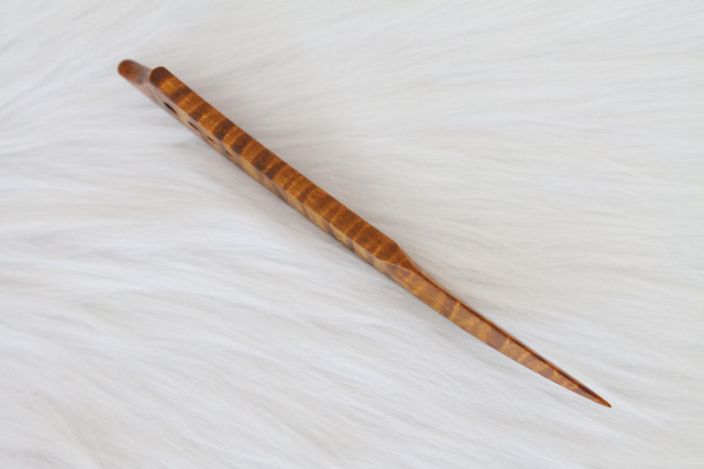 Curly Maple Letter Opener, Amber