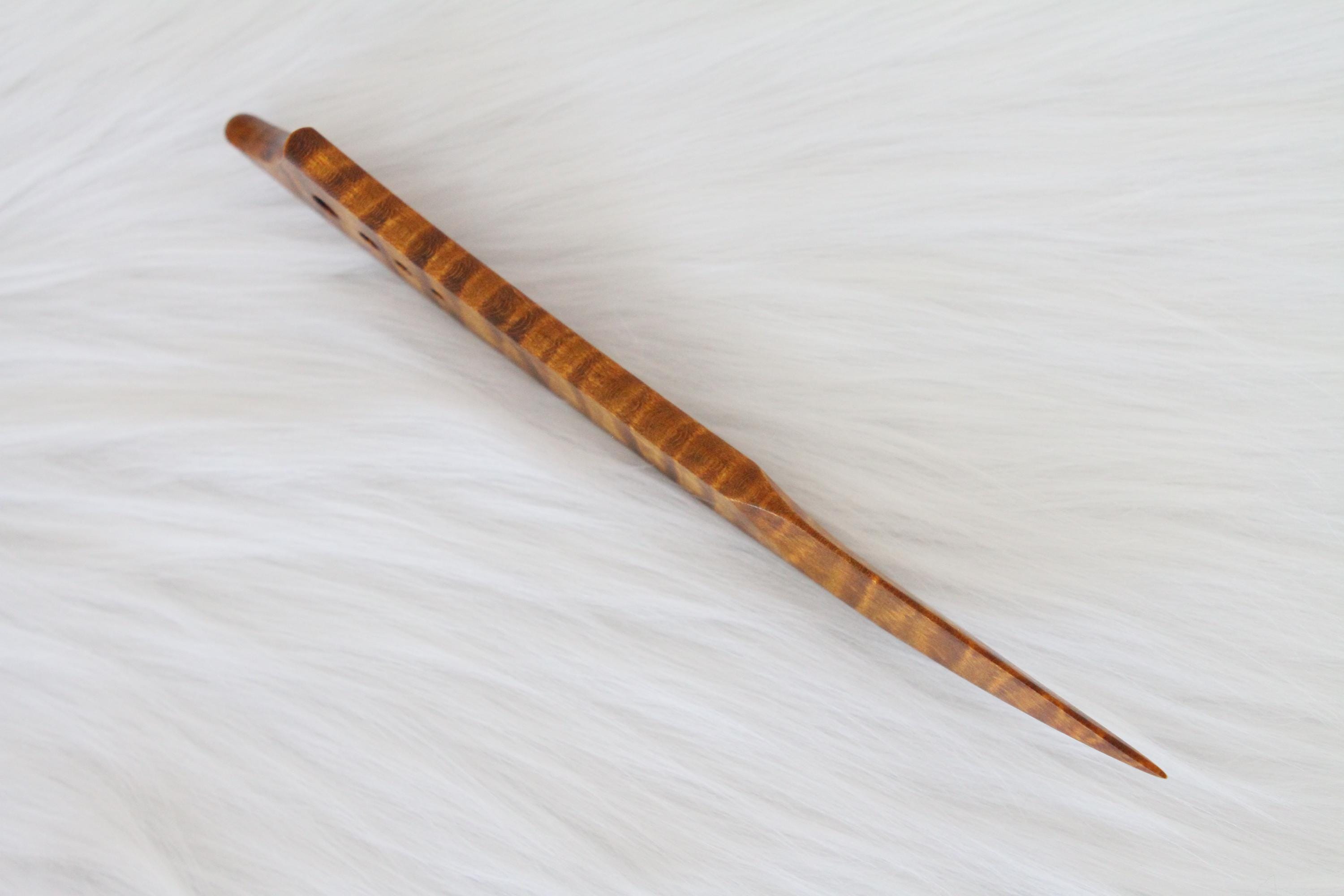 Curly Maple Letter Opener, Amber
