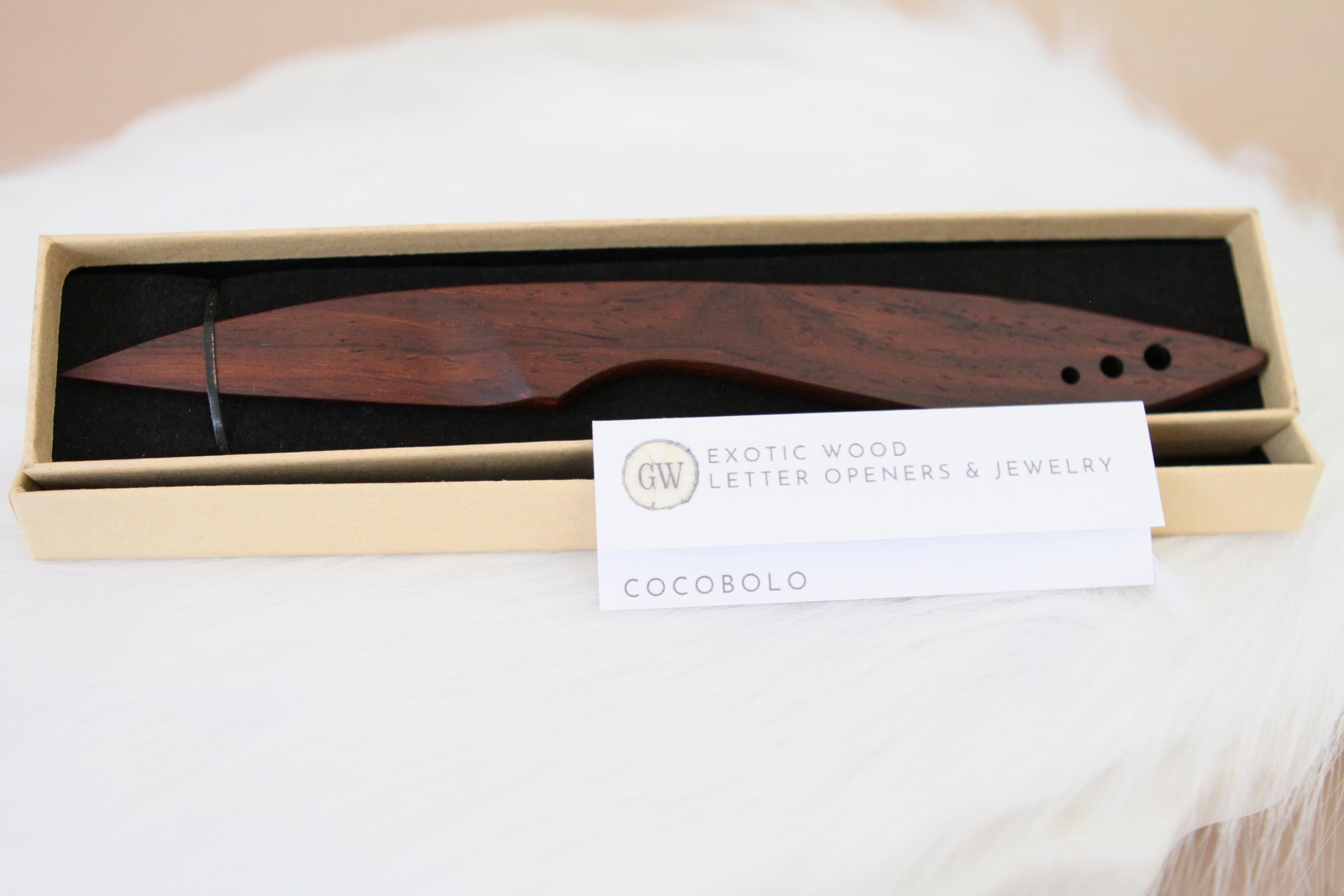 Cocobolo Letter Opener