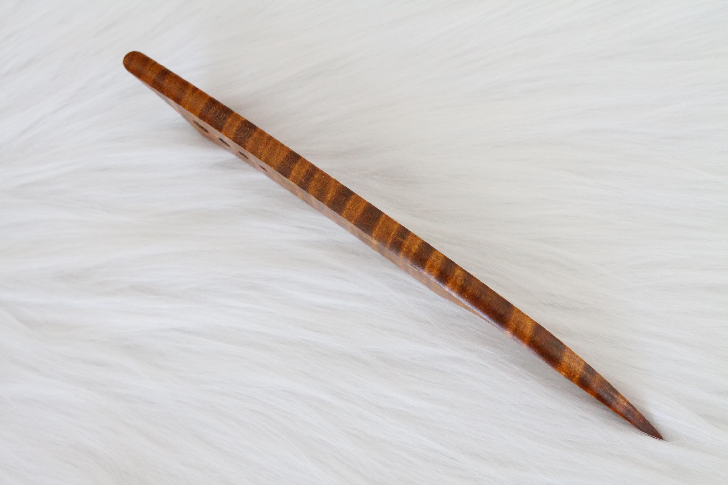 Curly Maple Letter Opener, Amber