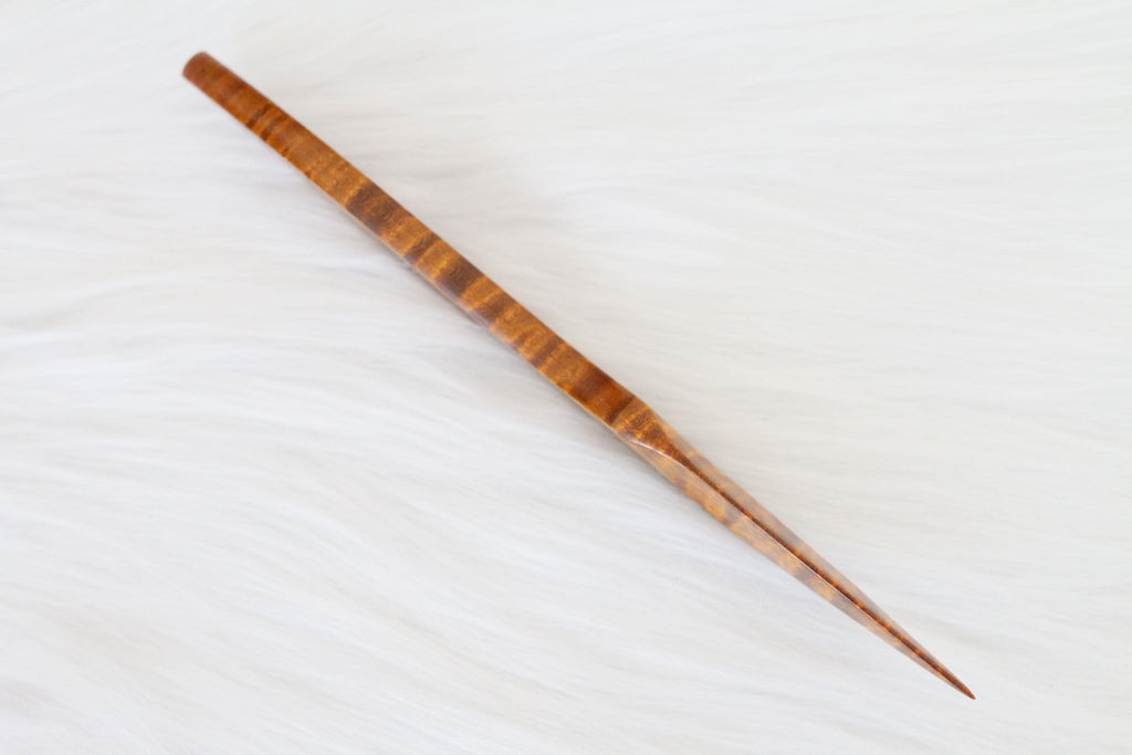 Curly Maple Letter Opener, Amber