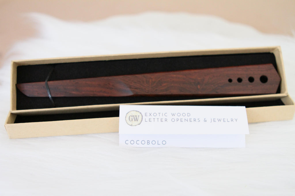 Cocobolo Wood Letter Opener