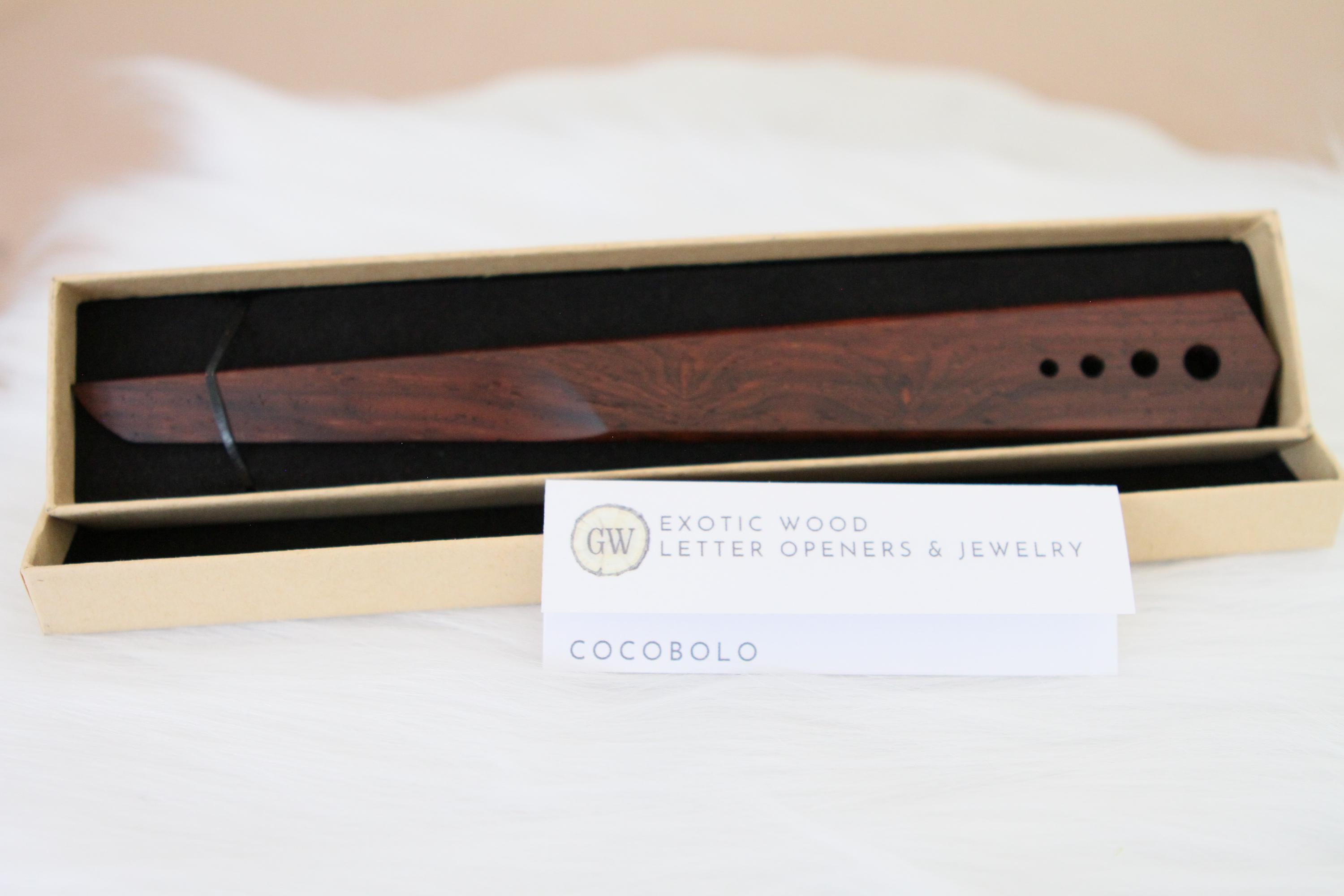 Cocobolo Wood Letter Opener
