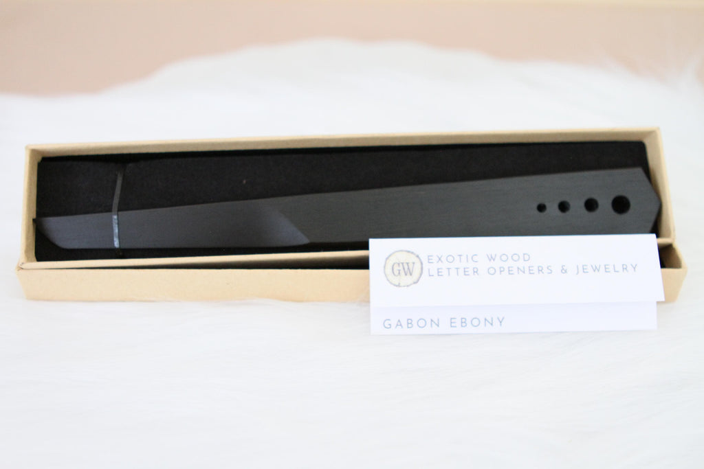 Gabon Ebony Letter Opener