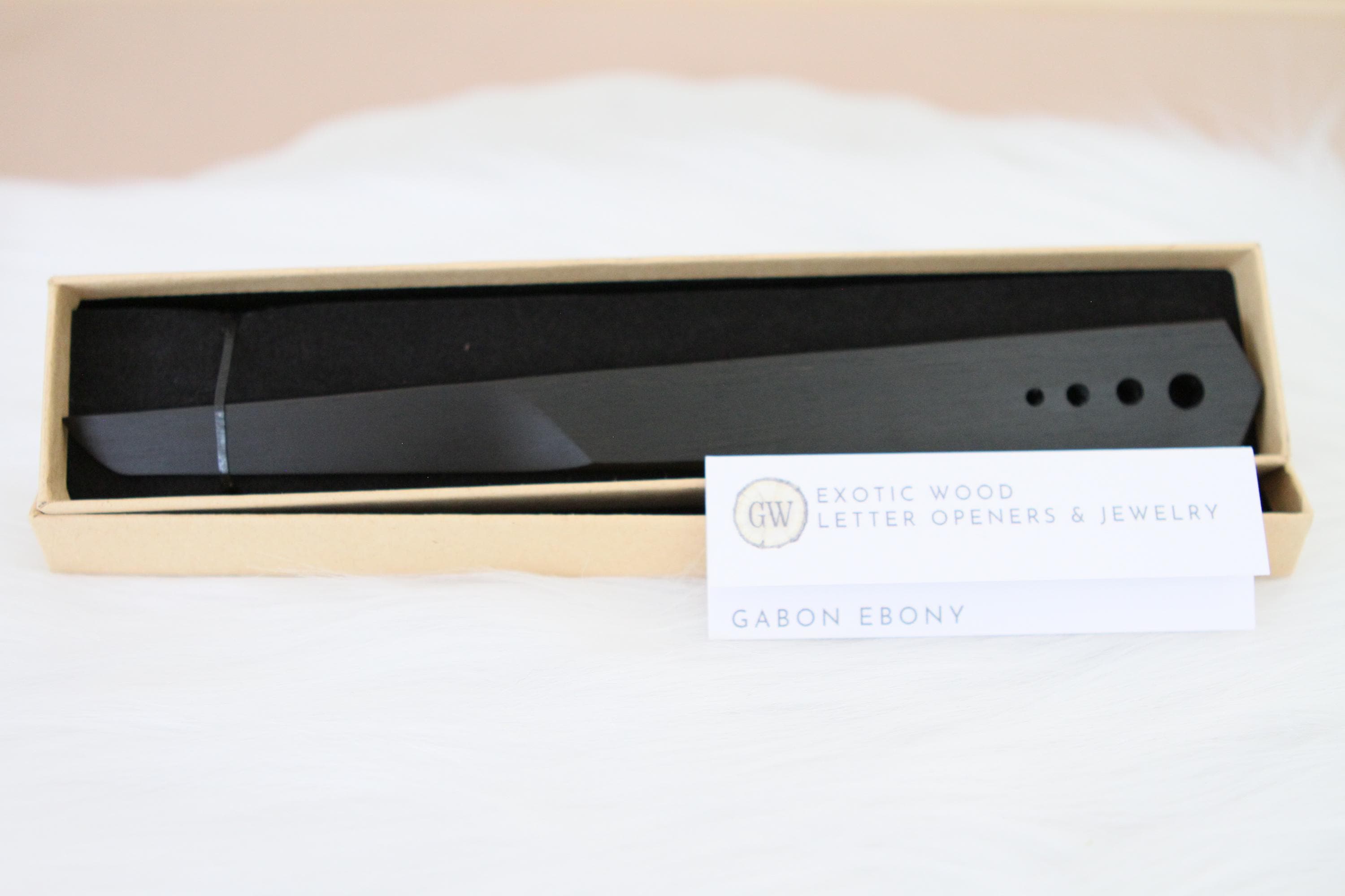 Gabon Ebony Letter Opener