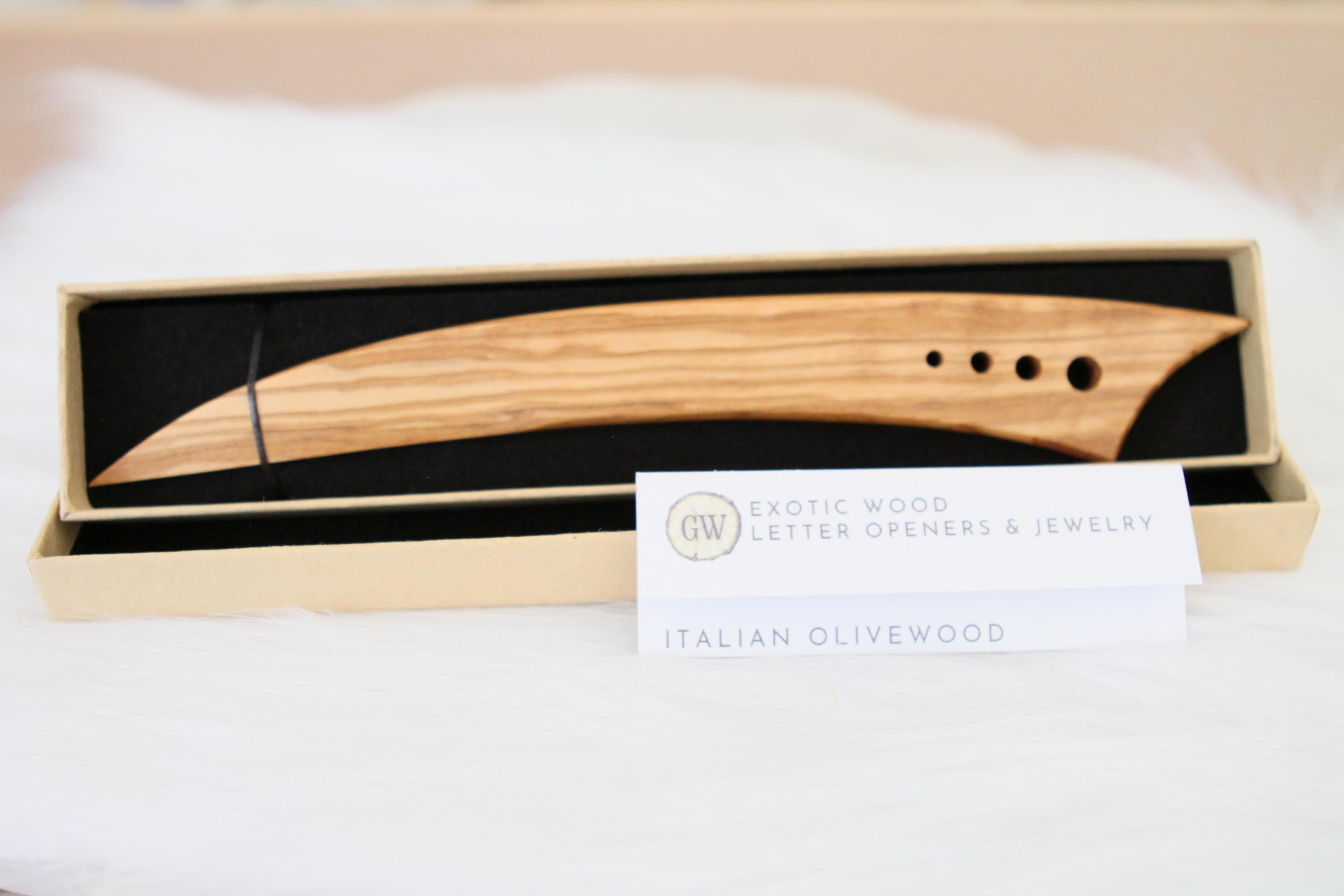 Italian Olivewood Letter Opener