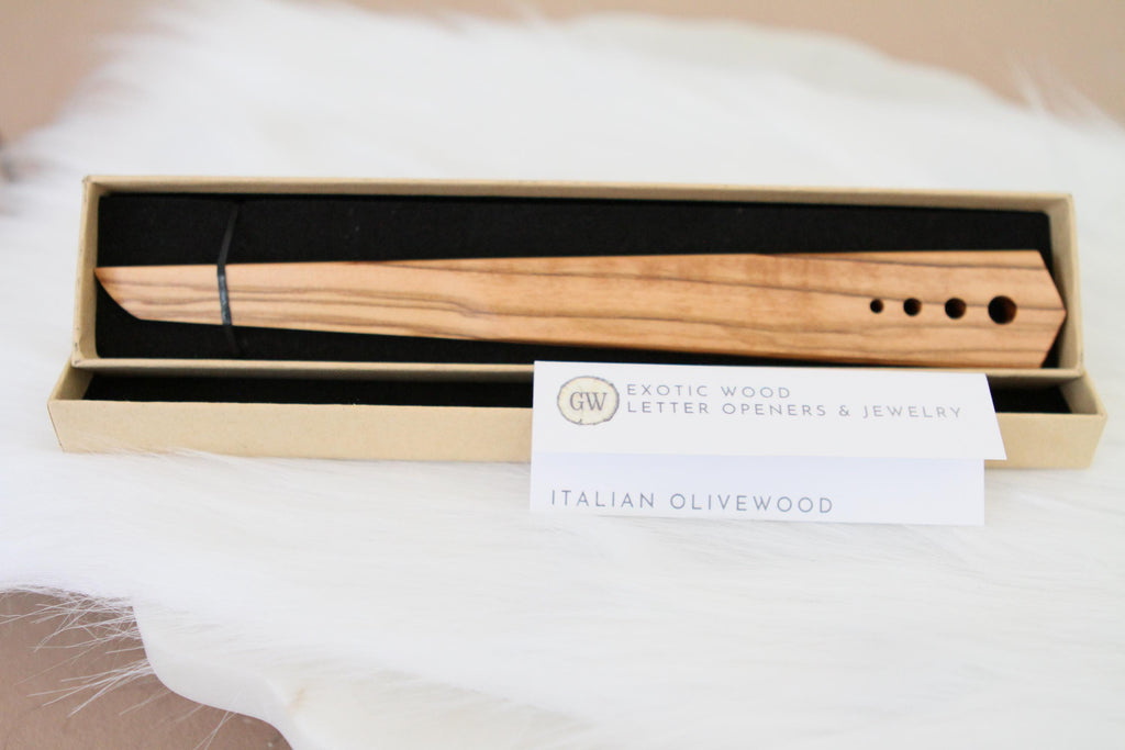 Italian Olivewood Letter Opener