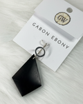 Gabon Ebony and Sterling Silver Pendant