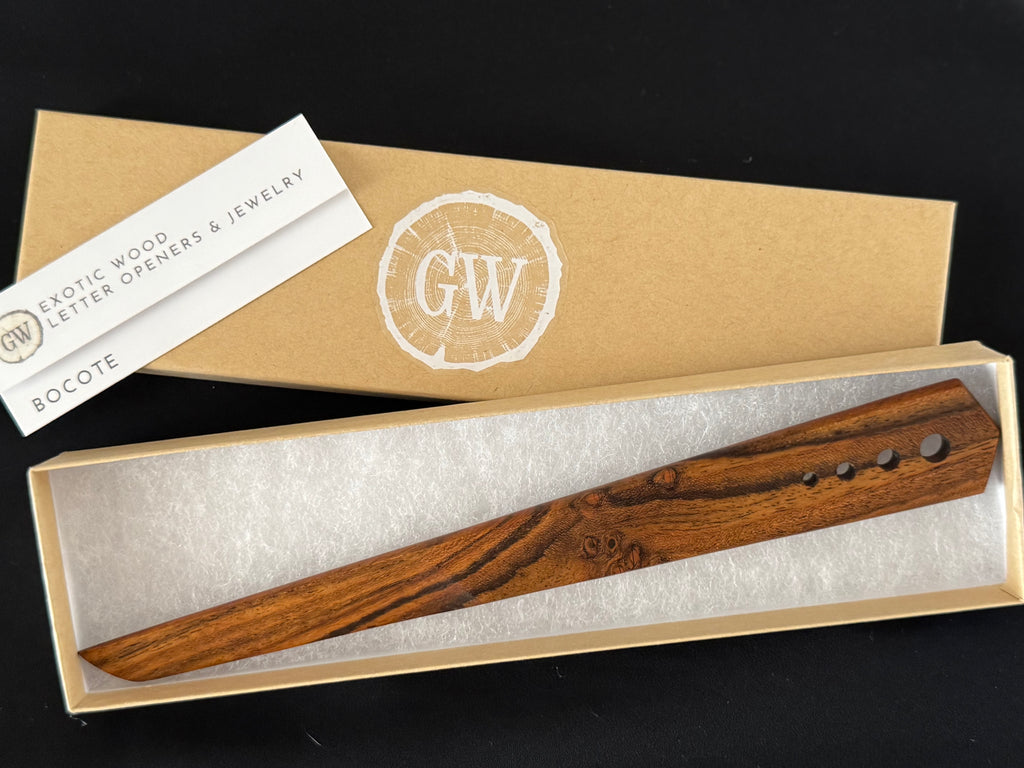 Bocote Letter Opener