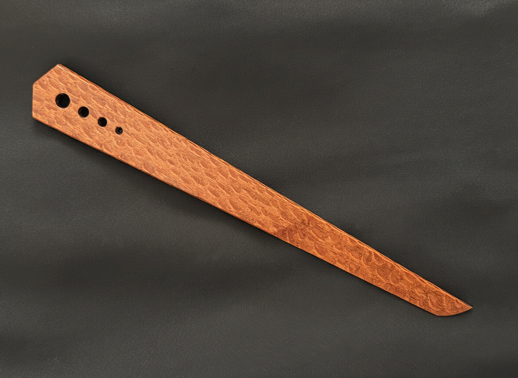 Leopardwood Letter Opener